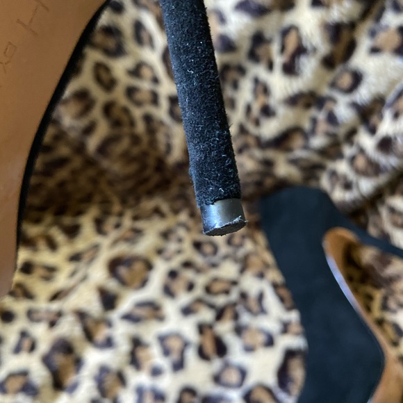 Black Suede H by Halston Pumps - Picture 6 of 7